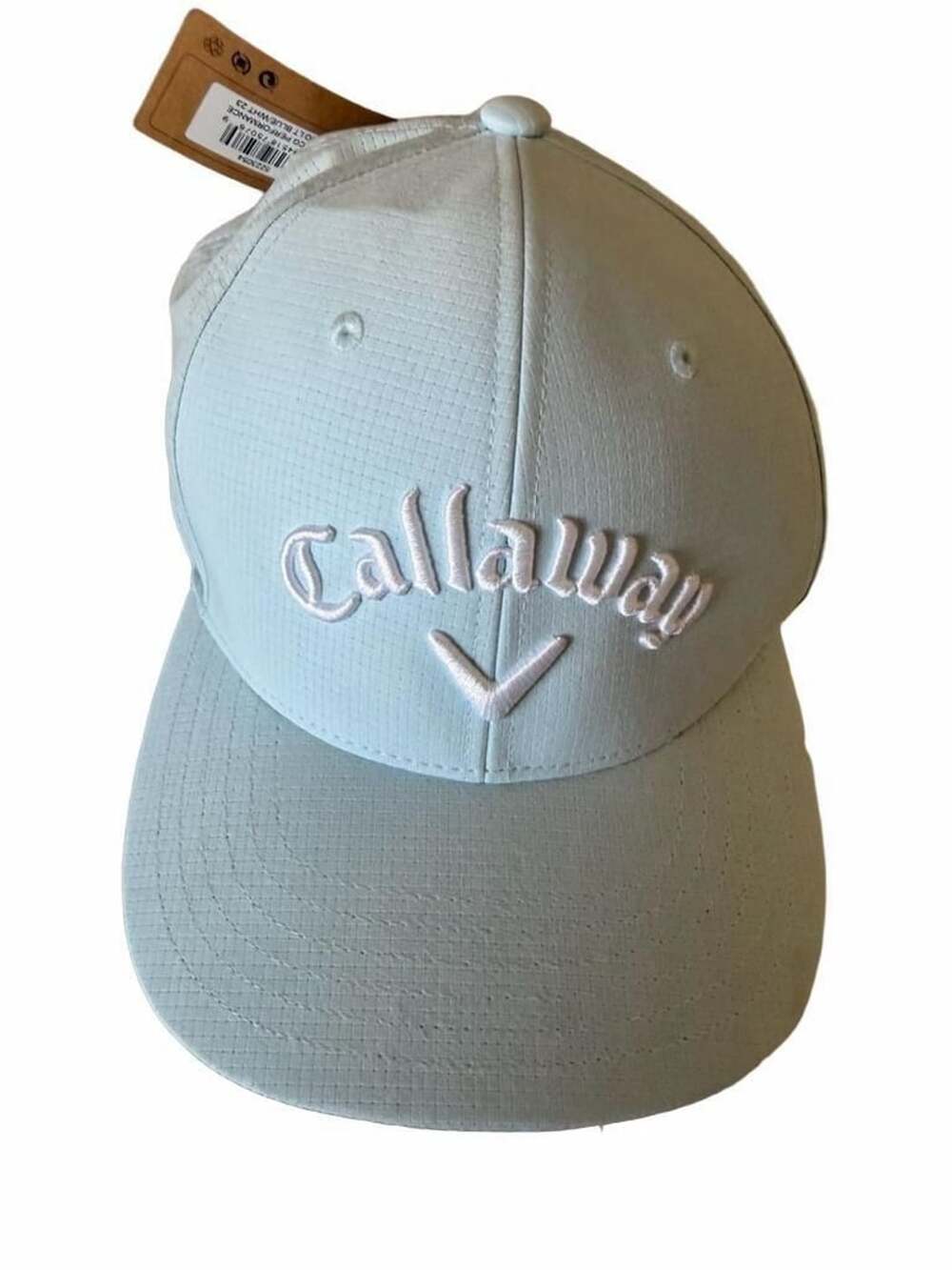Callaway Performance Pro Golf Hat Odyssey Logo Light Blue White Adjustable